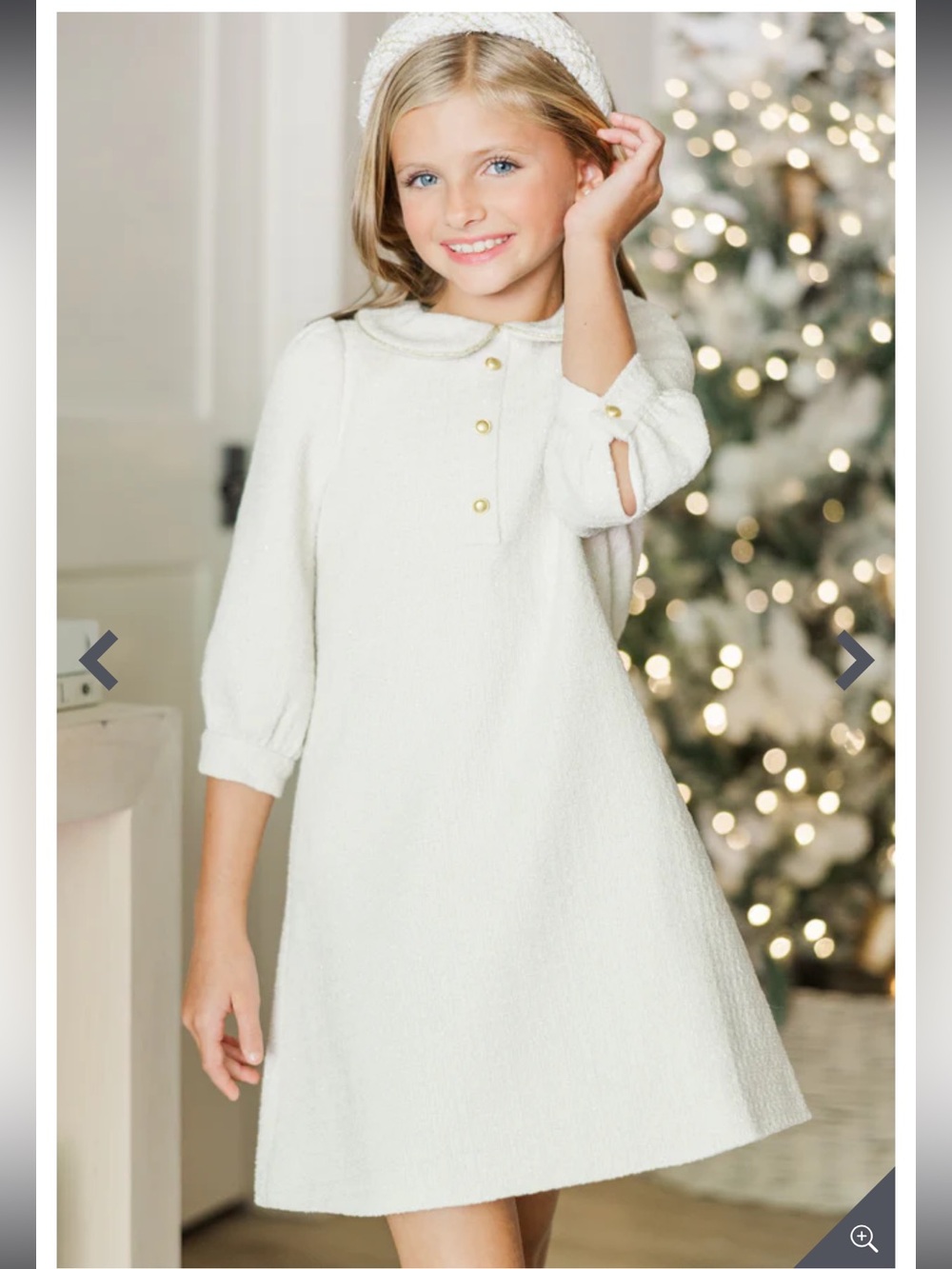 SHOP THE MINT The Lydia Cream Tweed Dress